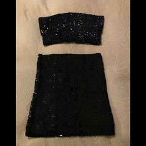 Sequin Top and skirt Perfectly shinny for your partys 🎉
